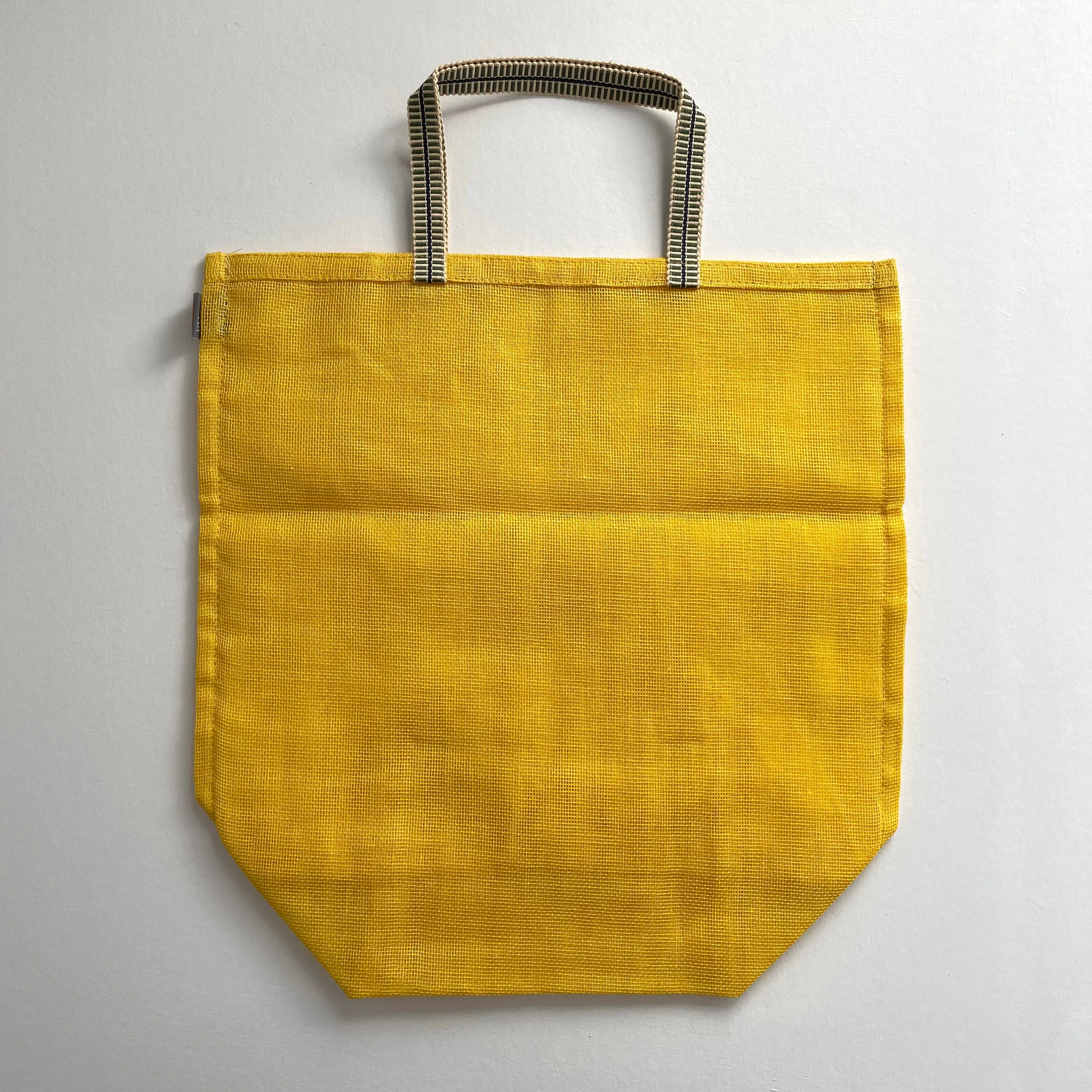 100% cotton net produce bags with handle - large