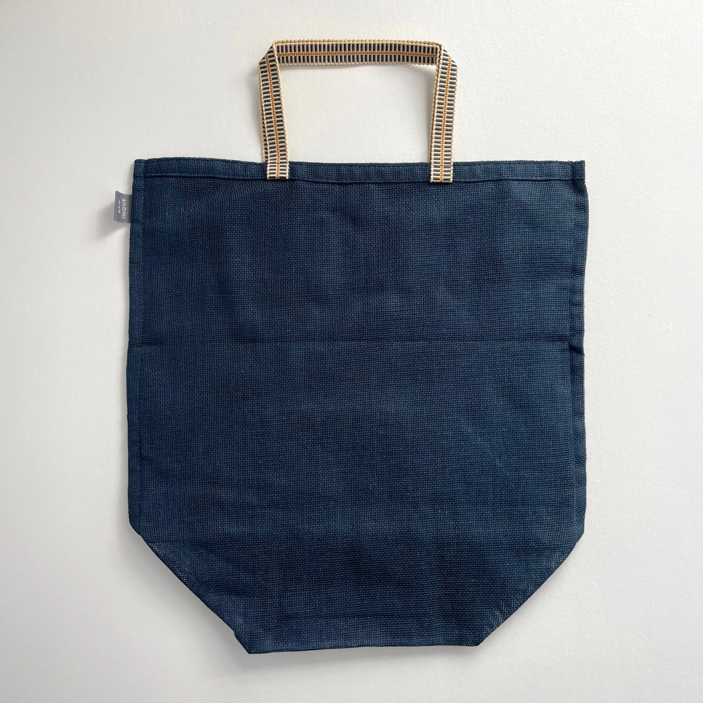 100% cotton net produce bags with handle - large