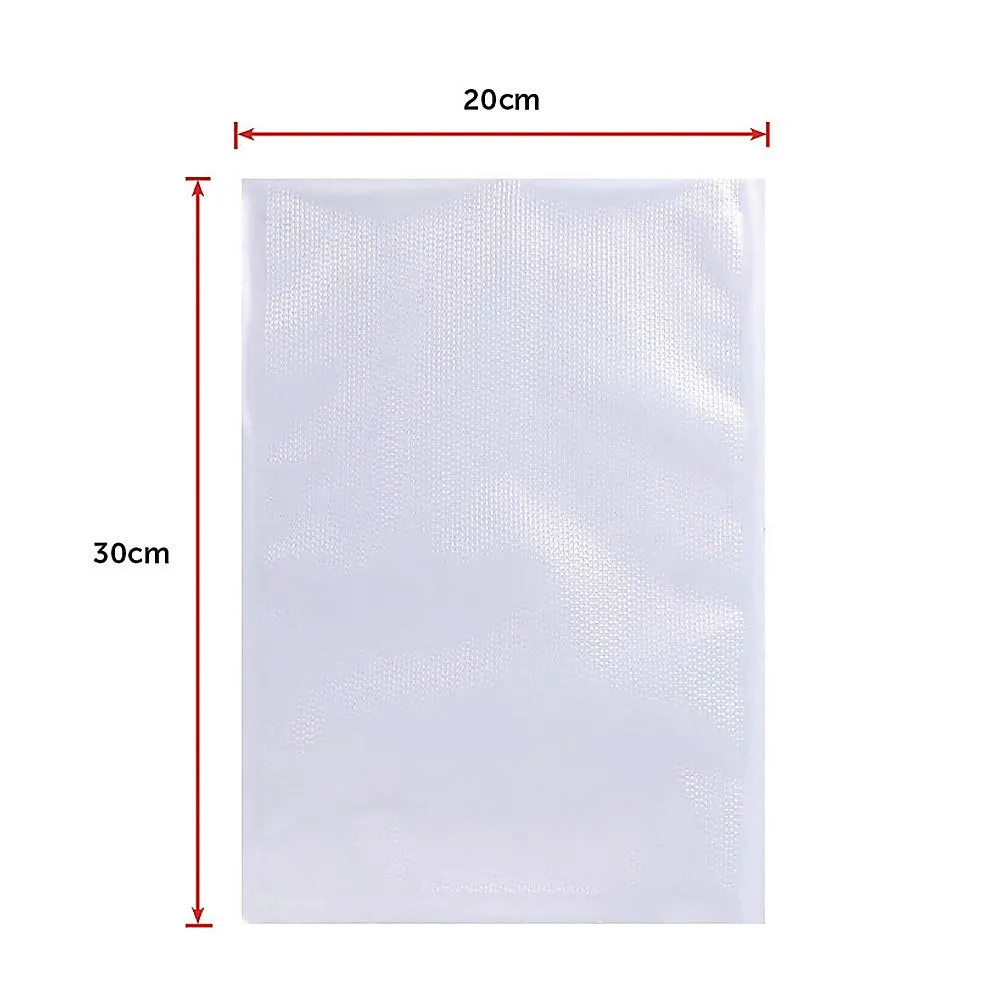 100x Vacuum Sealer Bags Food Storage Saver Heat Seal Cryovac 20cm x 30cm