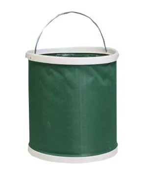 13L Green Multifunctional Car Washing Bucket Outdoor Activities Water Bucket