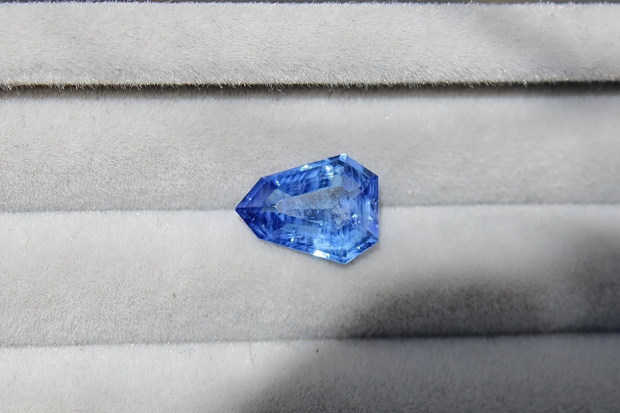 1.90ct Shield Royal Blue Sapphire