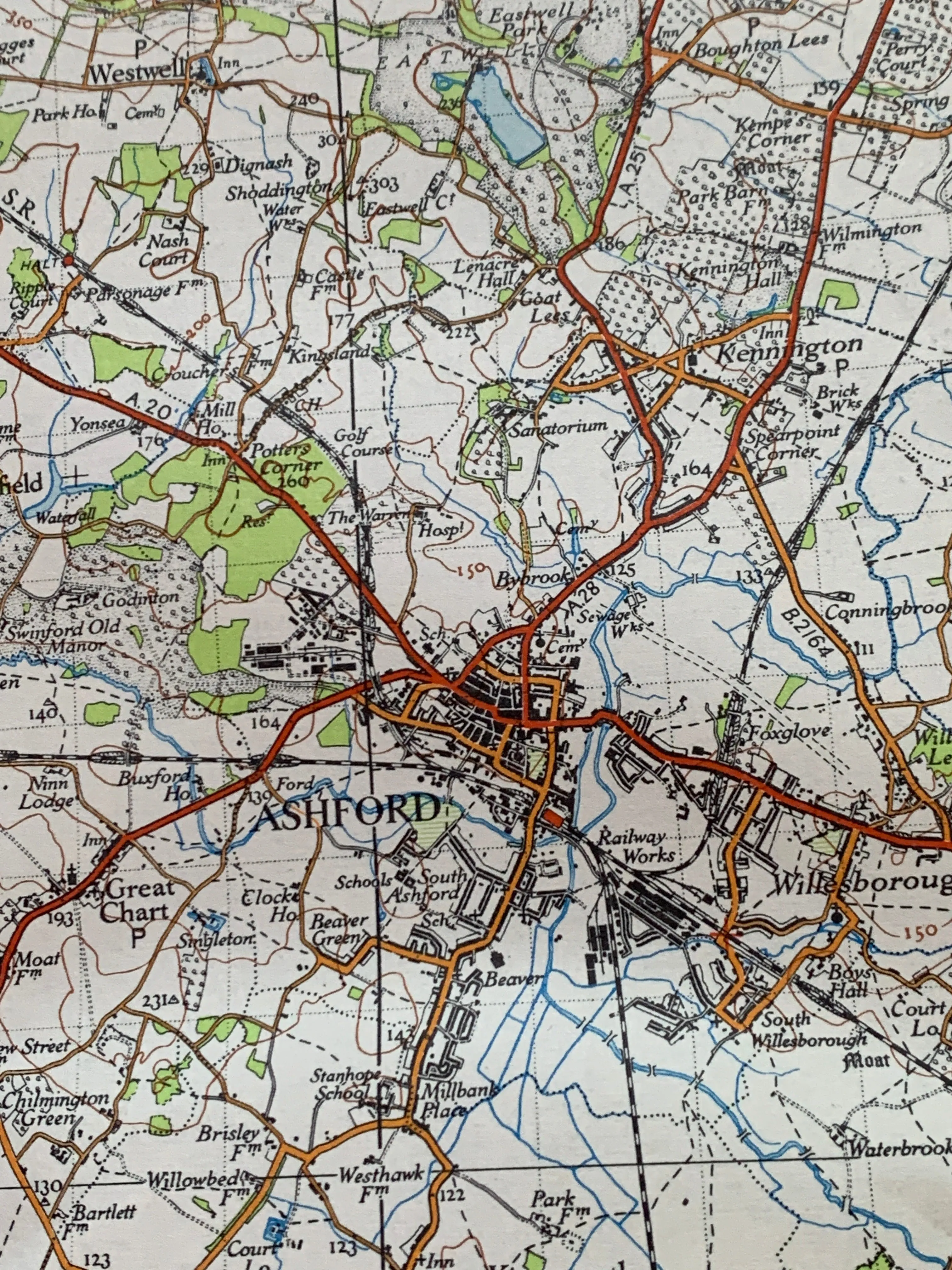 1940s ORDNANCE SURVEY Map of Hastings