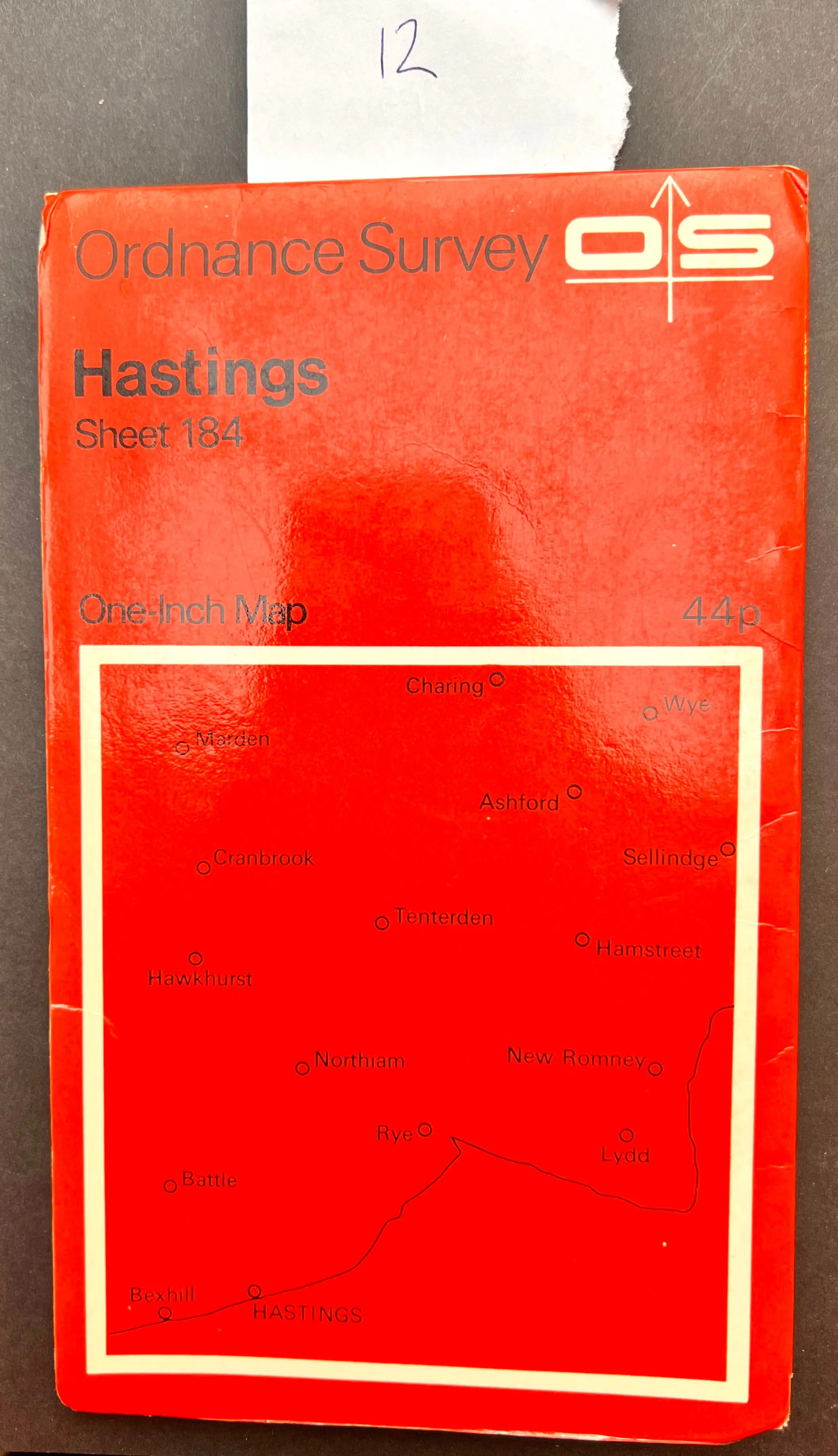 1960s ORDNANCE SURVEY Map of Hastings