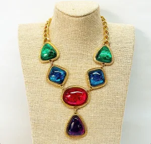 1970s KJL Kenneth Jay Lane classic statement necklace