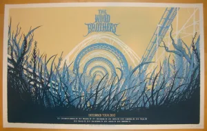 2013 The Wood Brothers - December Tour Poster by Neal Williams