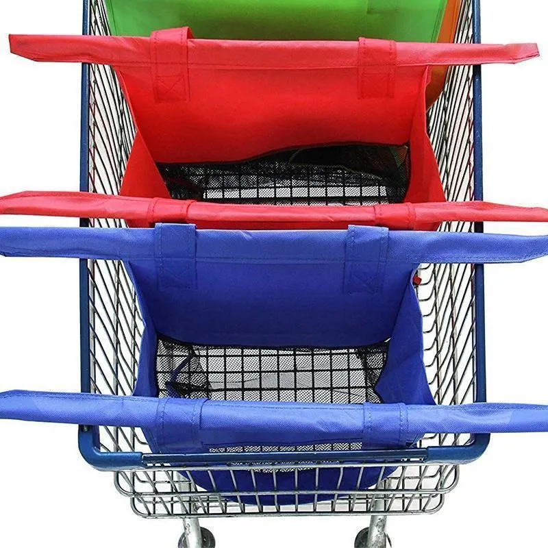 4 in 1 reusable shopping cart bags