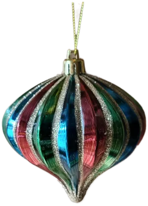 4" VP Ridged Finial - Multi Colored