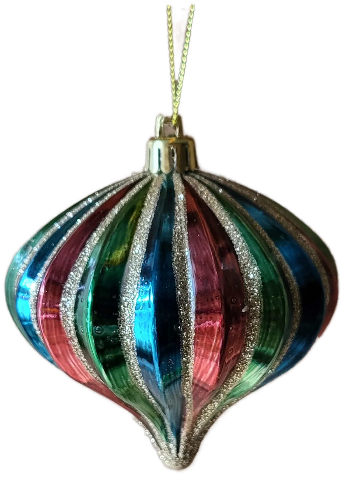 4" VP Ridged Finial - Multi Colored