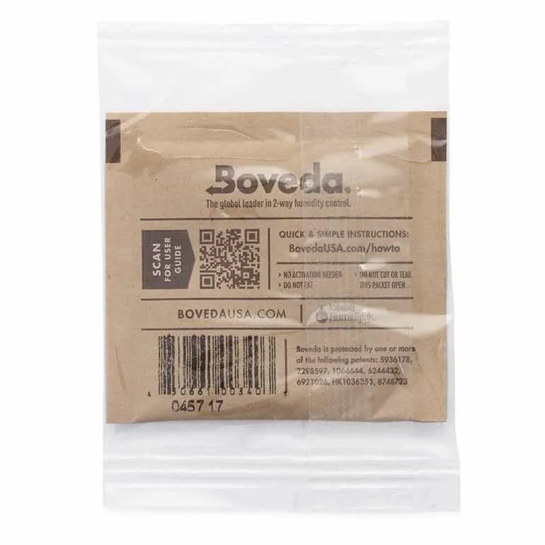 62% Boveda 8g Pack individually overwrapped