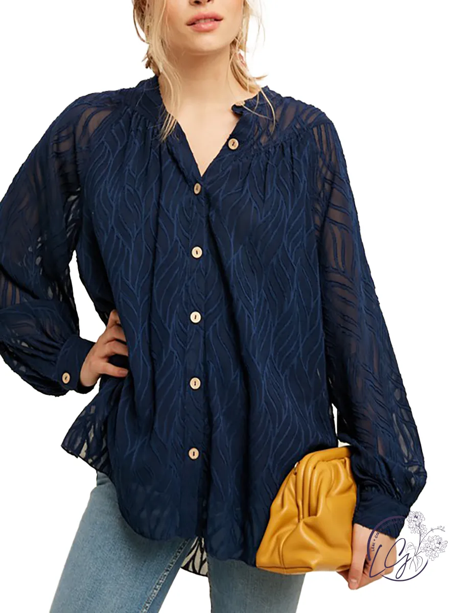 A New Commitment Woven Blouse