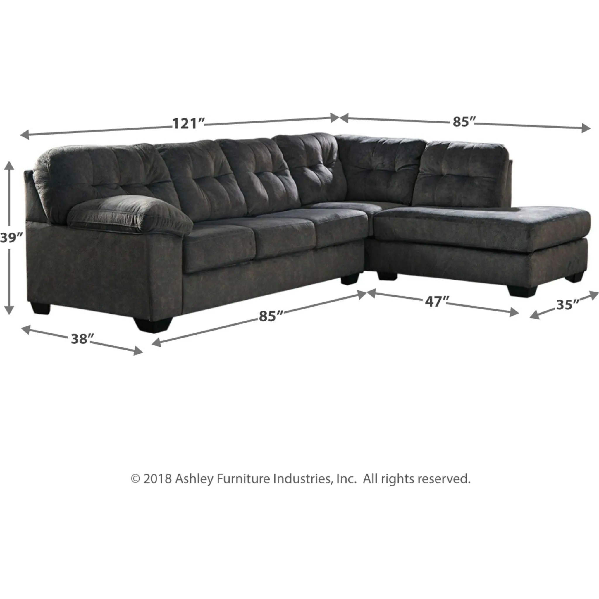 Accrington 2 Piece Sectional with Chaise