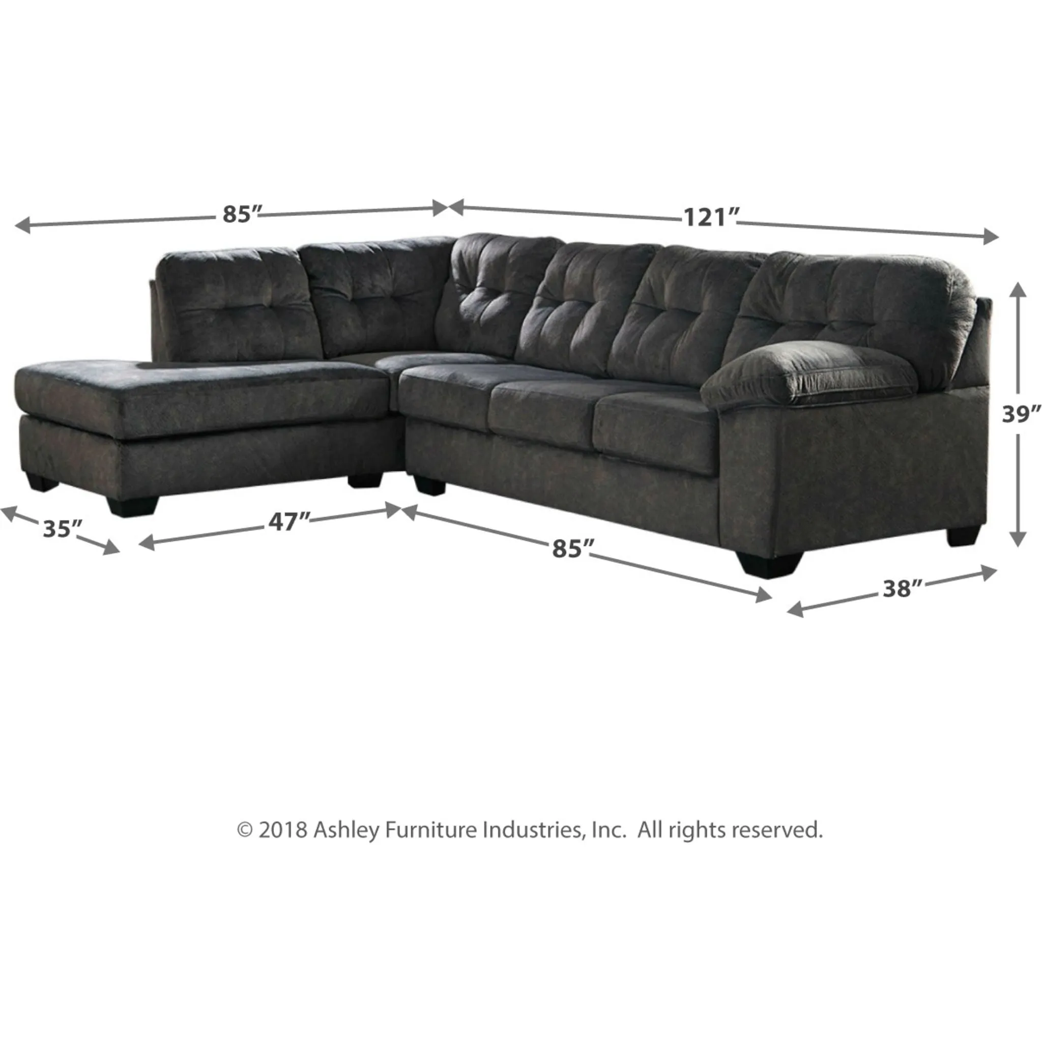 Accrington 2 Piece Sectional with Chaise