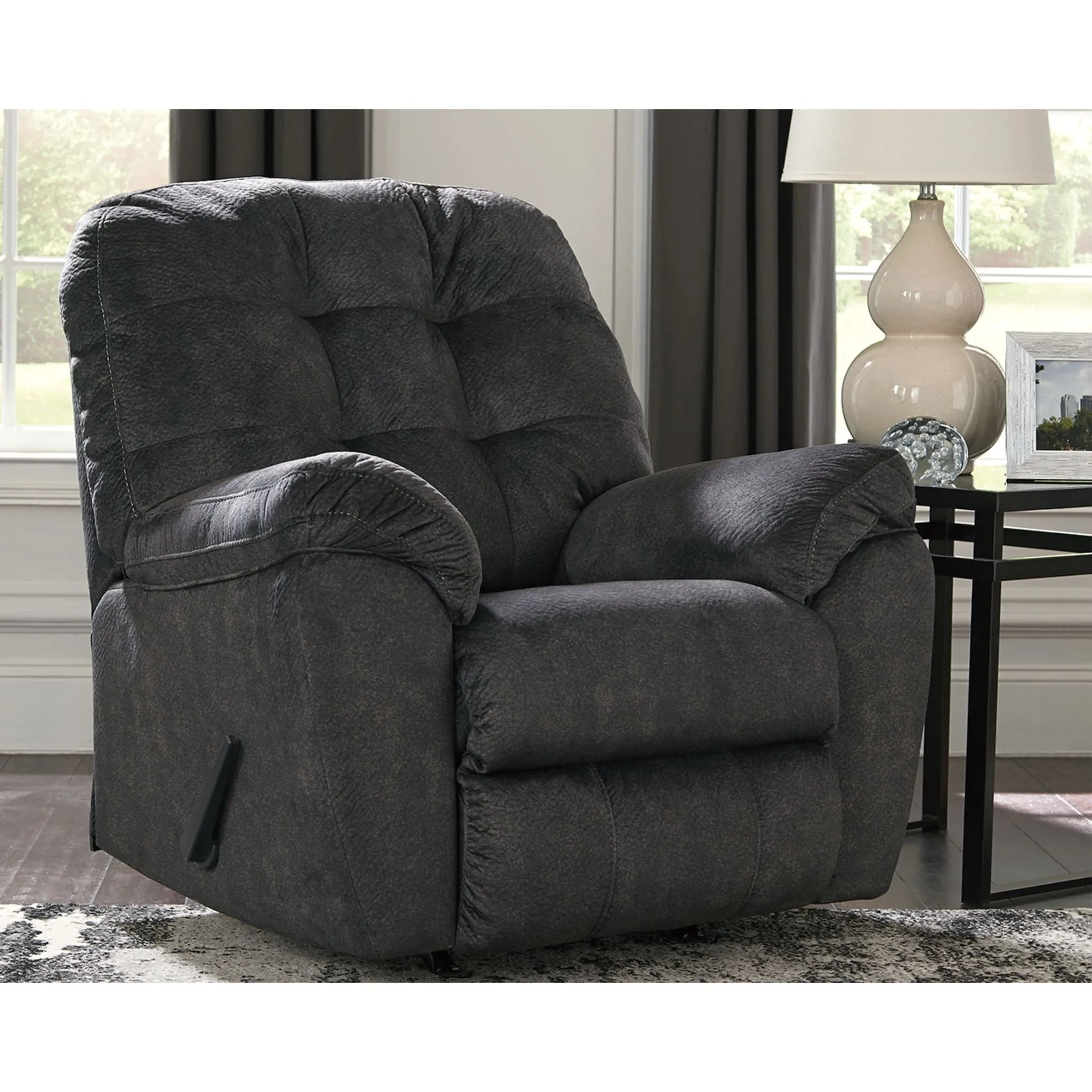 Accrington Rocker Recliner - Granite