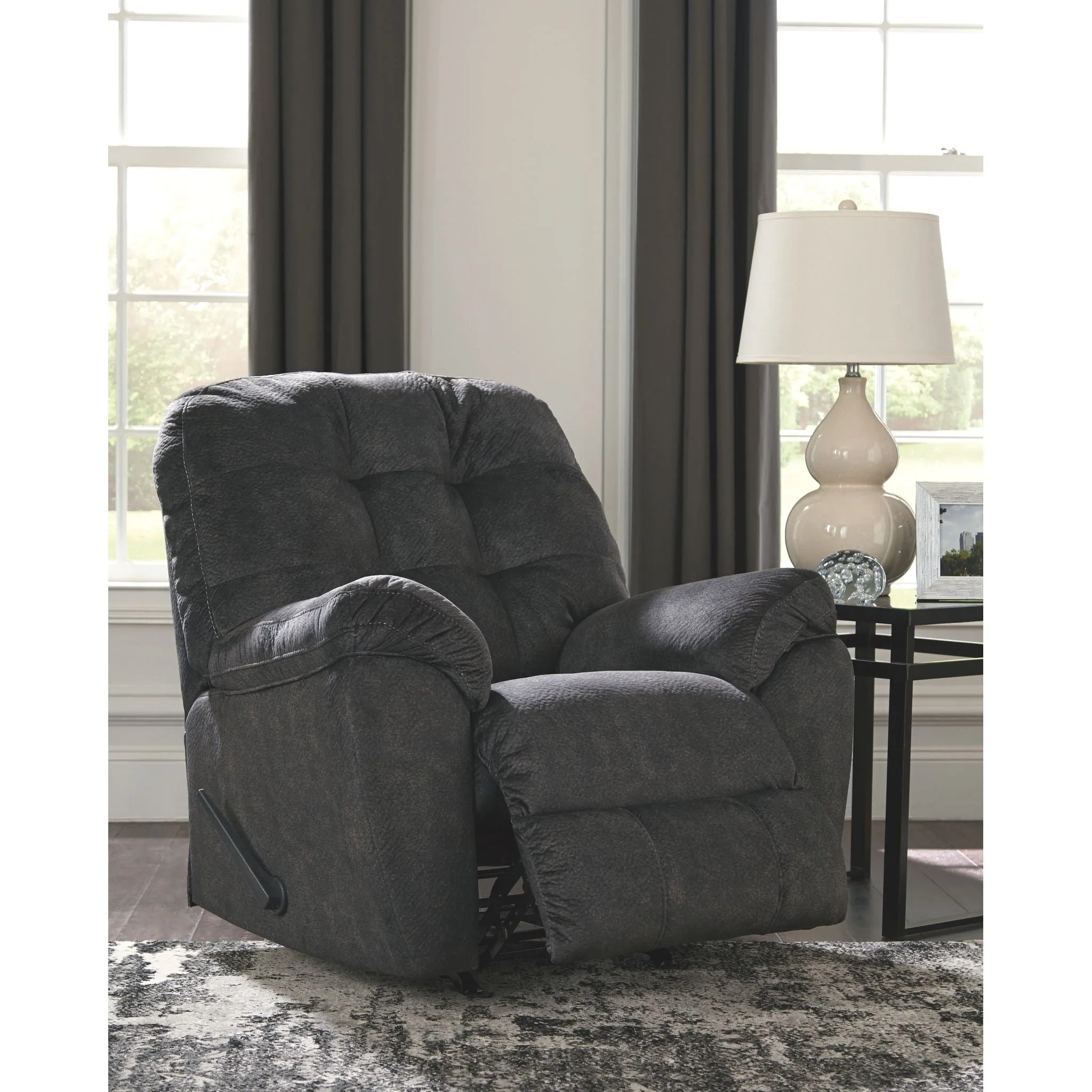 Accrington Rocker Recliner - Granite