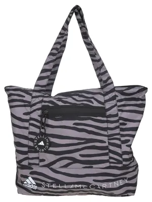 Adidas By Stella McCartney Zebra Printed Tote Bag