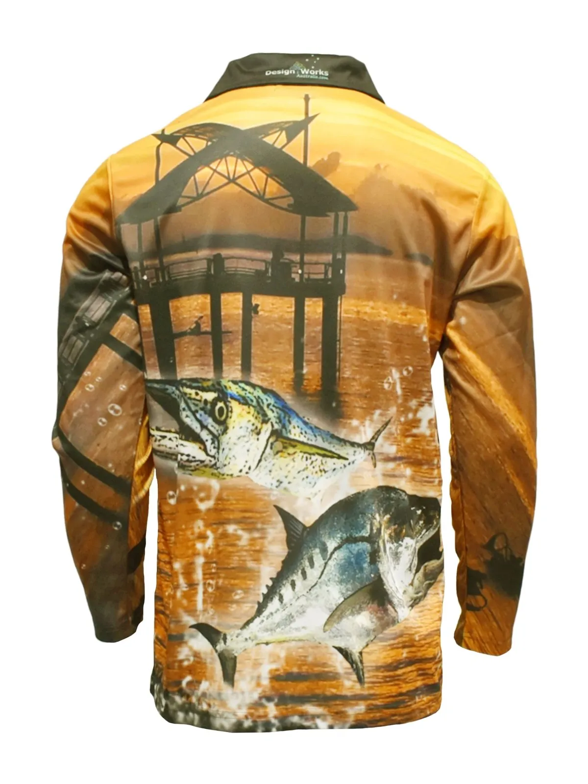 Adult Long Sleeve - Fishing Jetty Plus Size