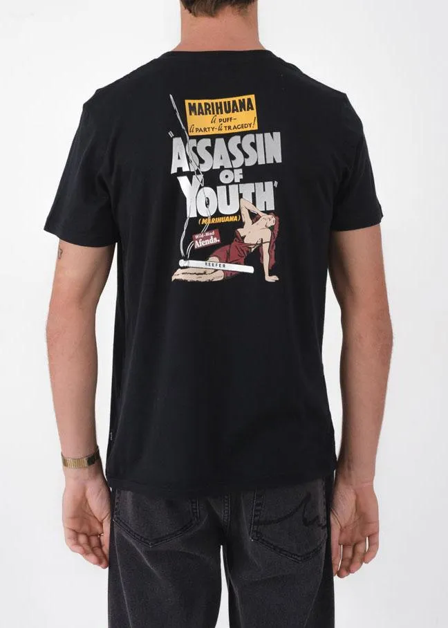 Afends Mens Assassin - Standard Fit Tee