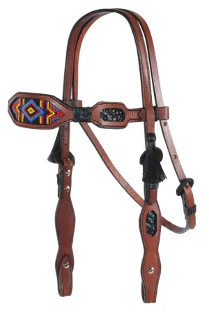 Alamo Saddlery Multi Color Diamond Inlaid Beaded Tack