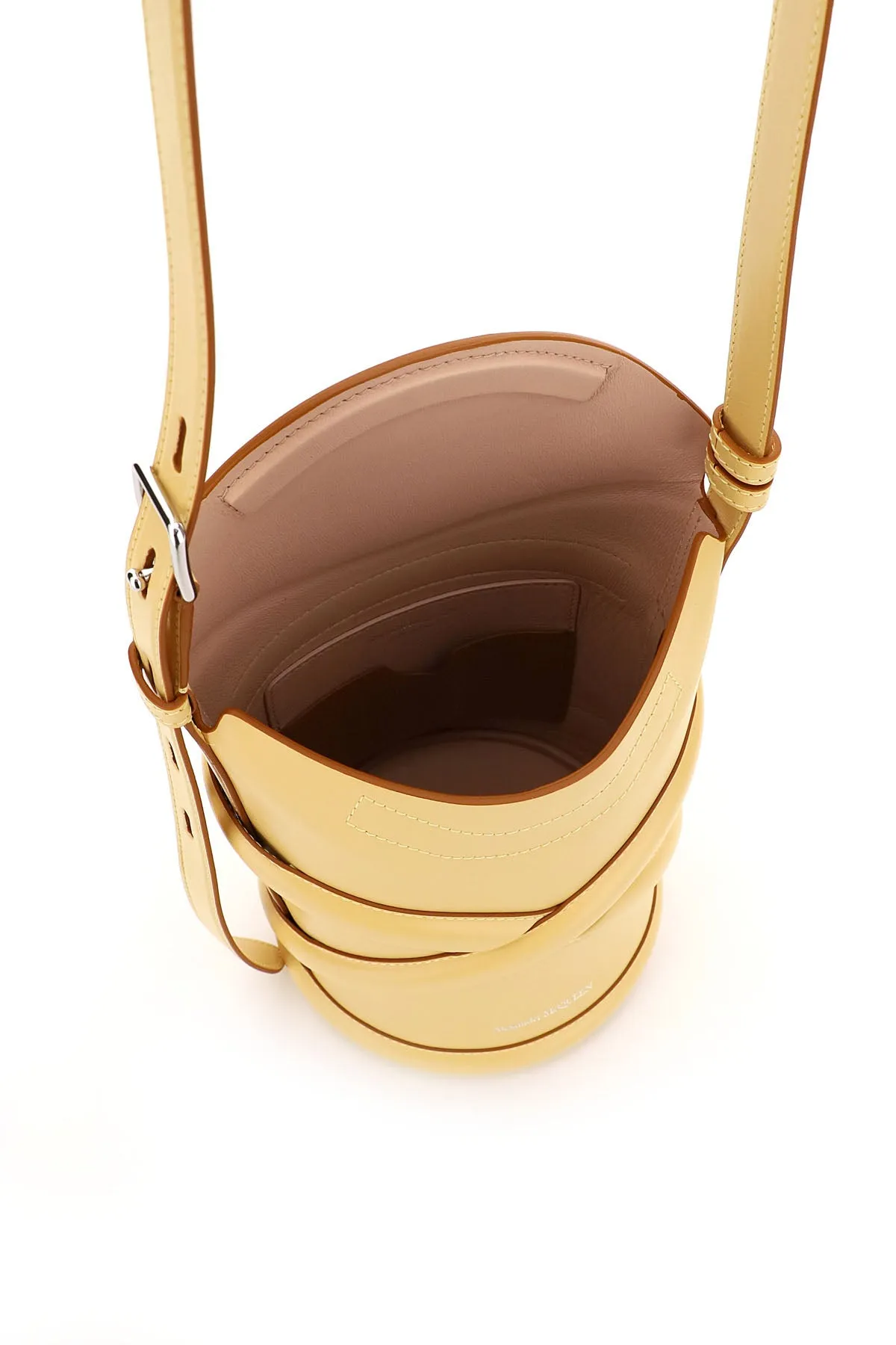 Alexander McQueen Curve Small Bucket Bag