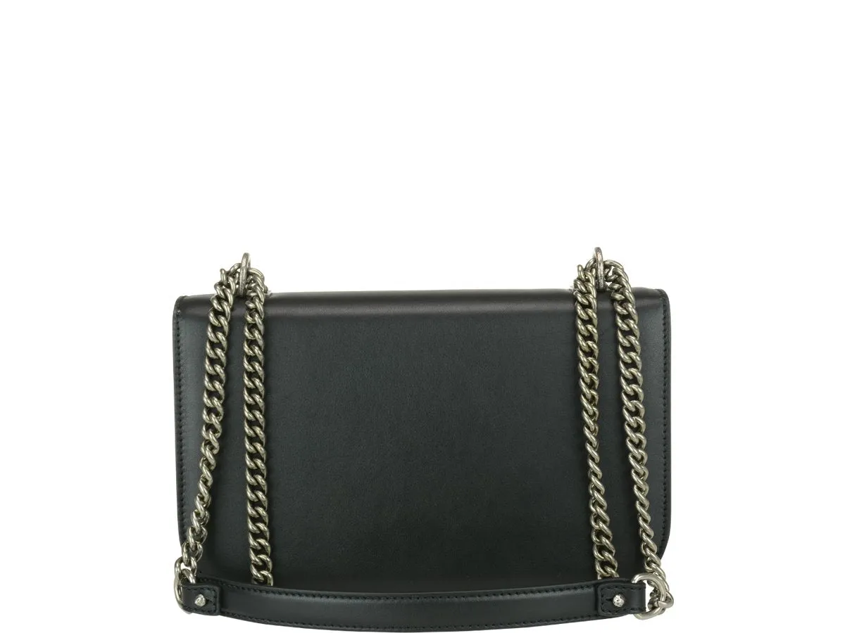 Alexander McQueen Insignia Leather Shoulder Bag