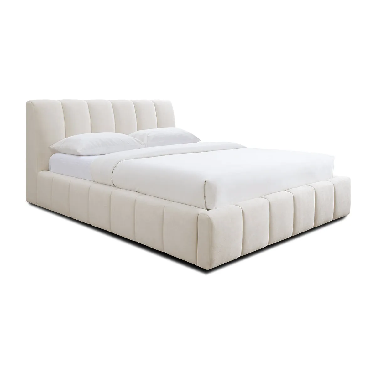 Allocco Queen Bed (Cream)