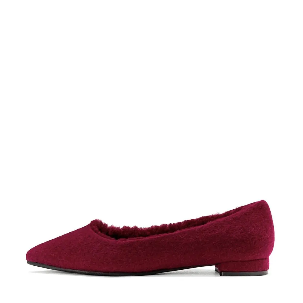 Anais Wool Burgundy