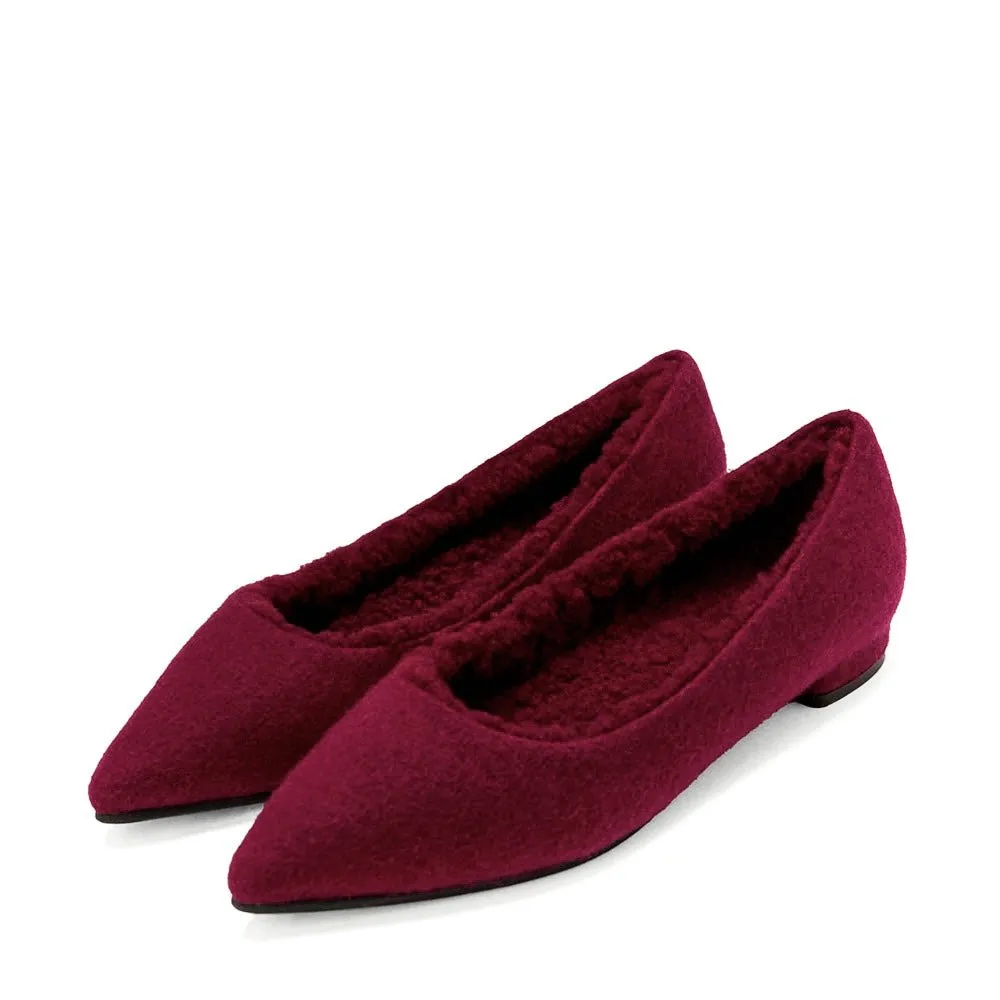 Anais Wool Burgundy