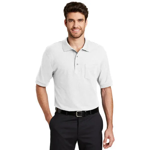 Apex - Port Authority® Silk Touch™ Custom Polo with Pocket (K500P)