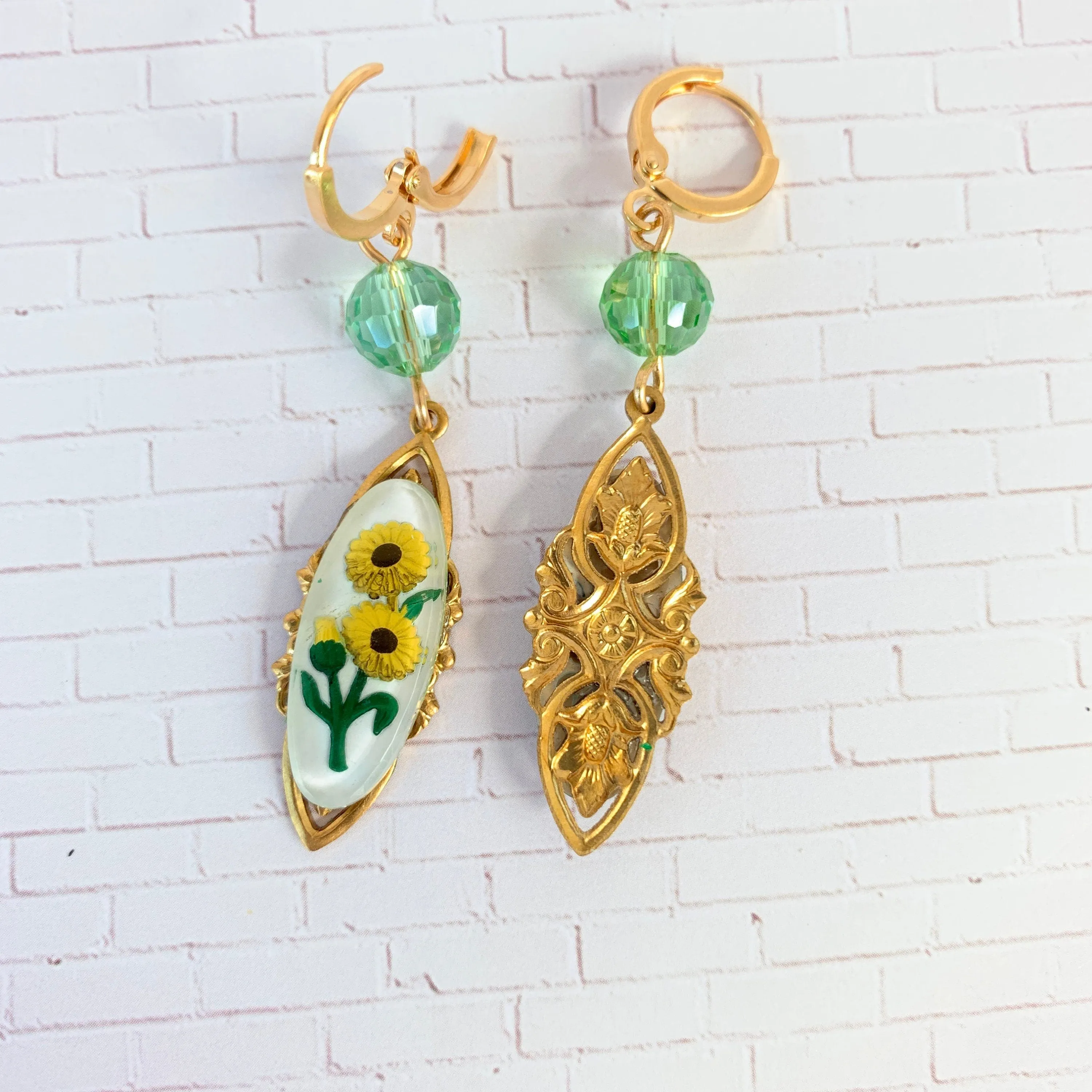 April Showers Earrings in Chrysanthemum