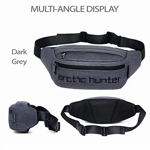 Arctic Hunter YB1400-01 Waist Bag(Dark Gray)