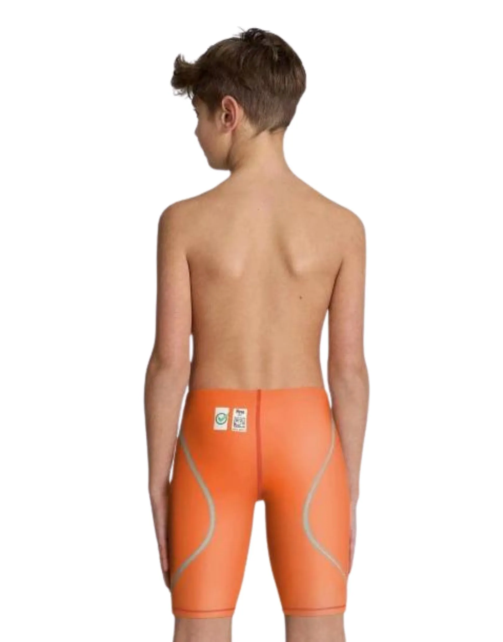 Arena Limited Edition Boys Powerskin ST NEXT Jammer - Orange/Teal