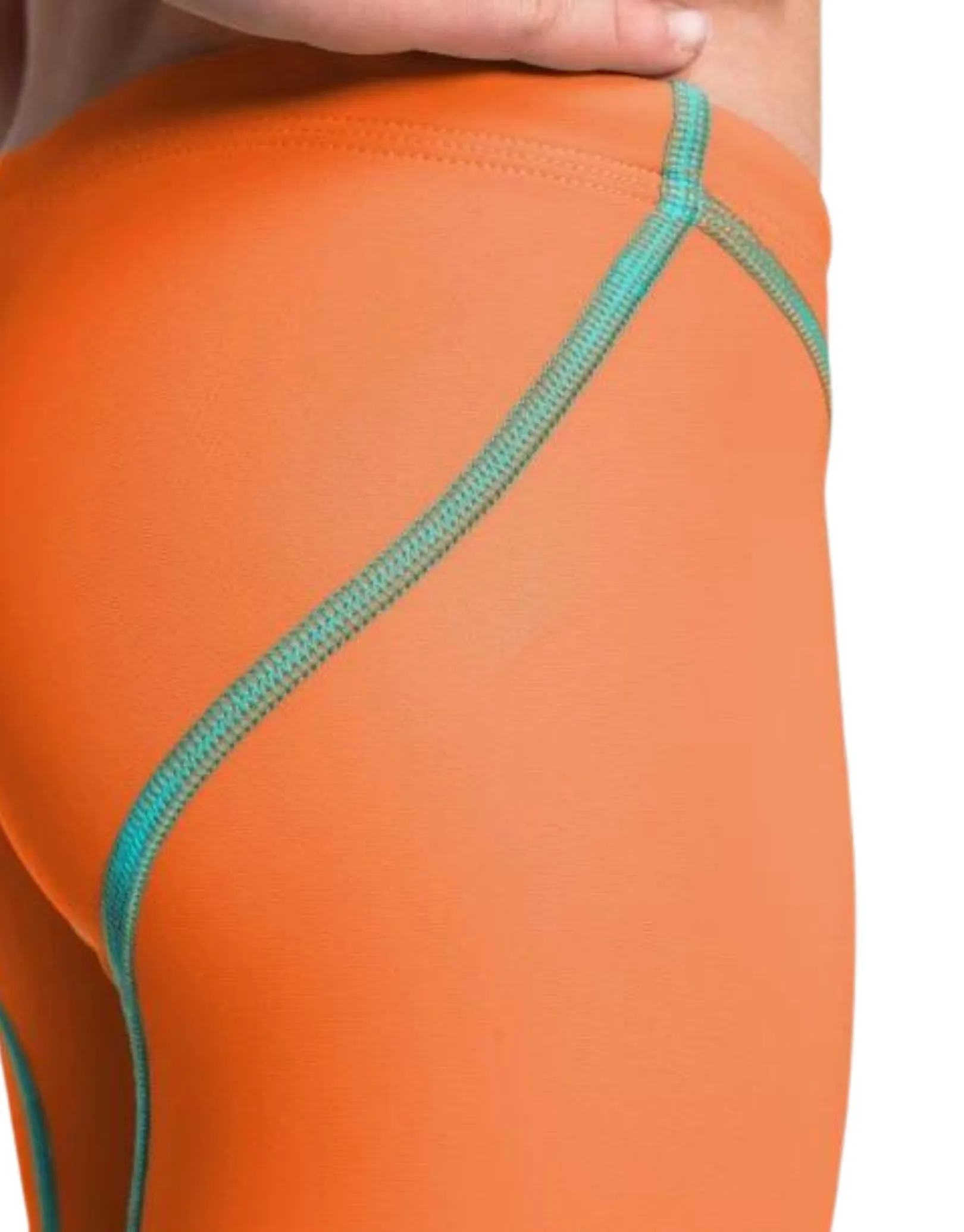 Arena Limited Edition Boys Powerskin ST NEXT Jammer - Orange/Teal