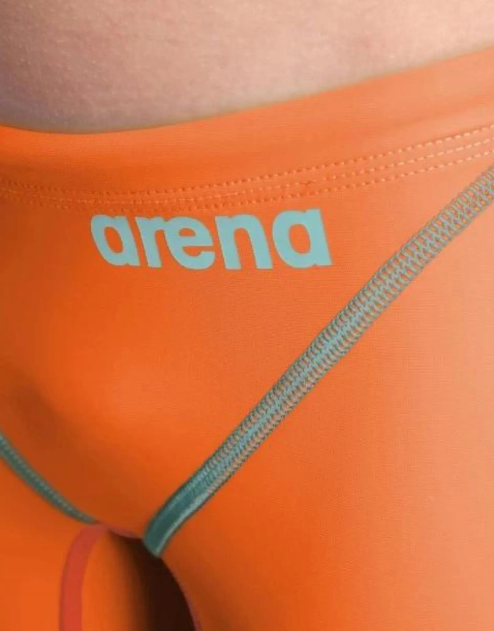 Arena Limited Edition Boys Powerskin ST NEXT Jammer - Orange/Teal