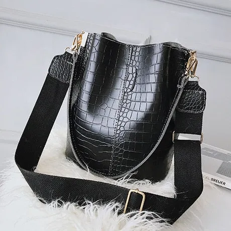 ASHORESHOP 2019 Crocodile Easy Crossbody Bag For Women Shoulder Bag