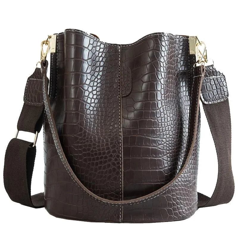 ASHORESHOP 2019 Crocodile Easy Crossbody Bag For Women Shoulder Bag