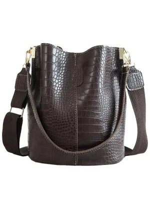 ASHORESHOP 2019 Crocodile Easy Crossbody Bag For Women Shoulder Bag