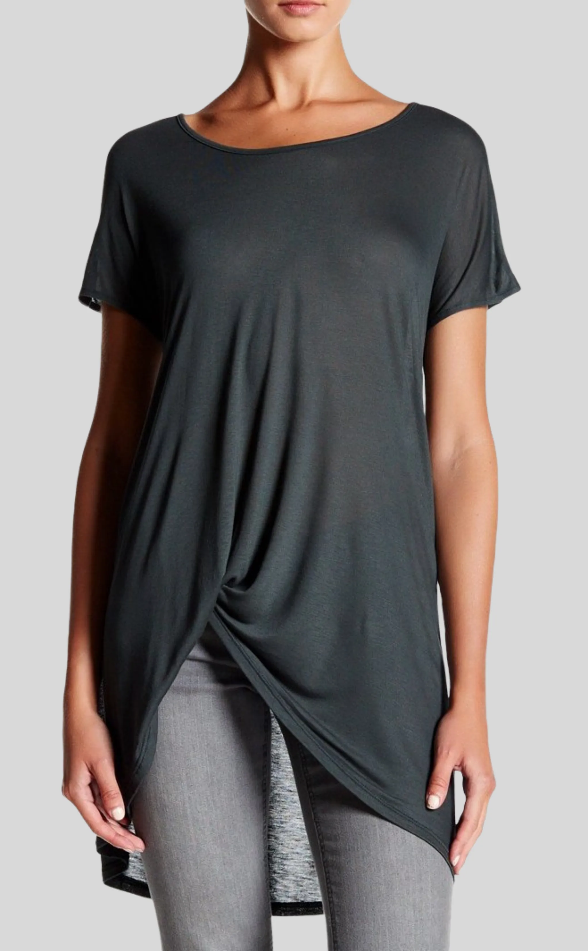 Asymmetrical Drape Tunic