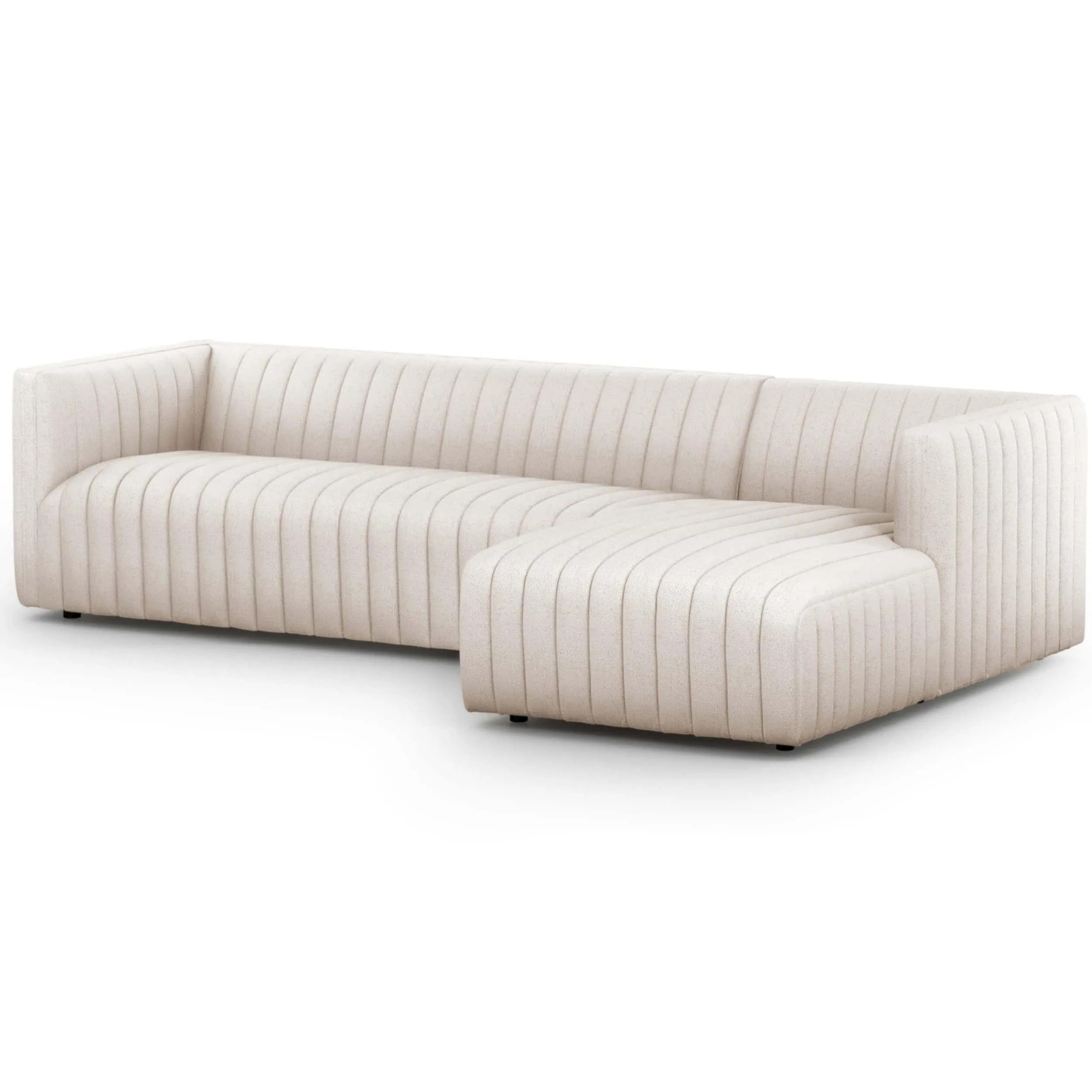 Augustine 105" Sectional, Dover Crescent