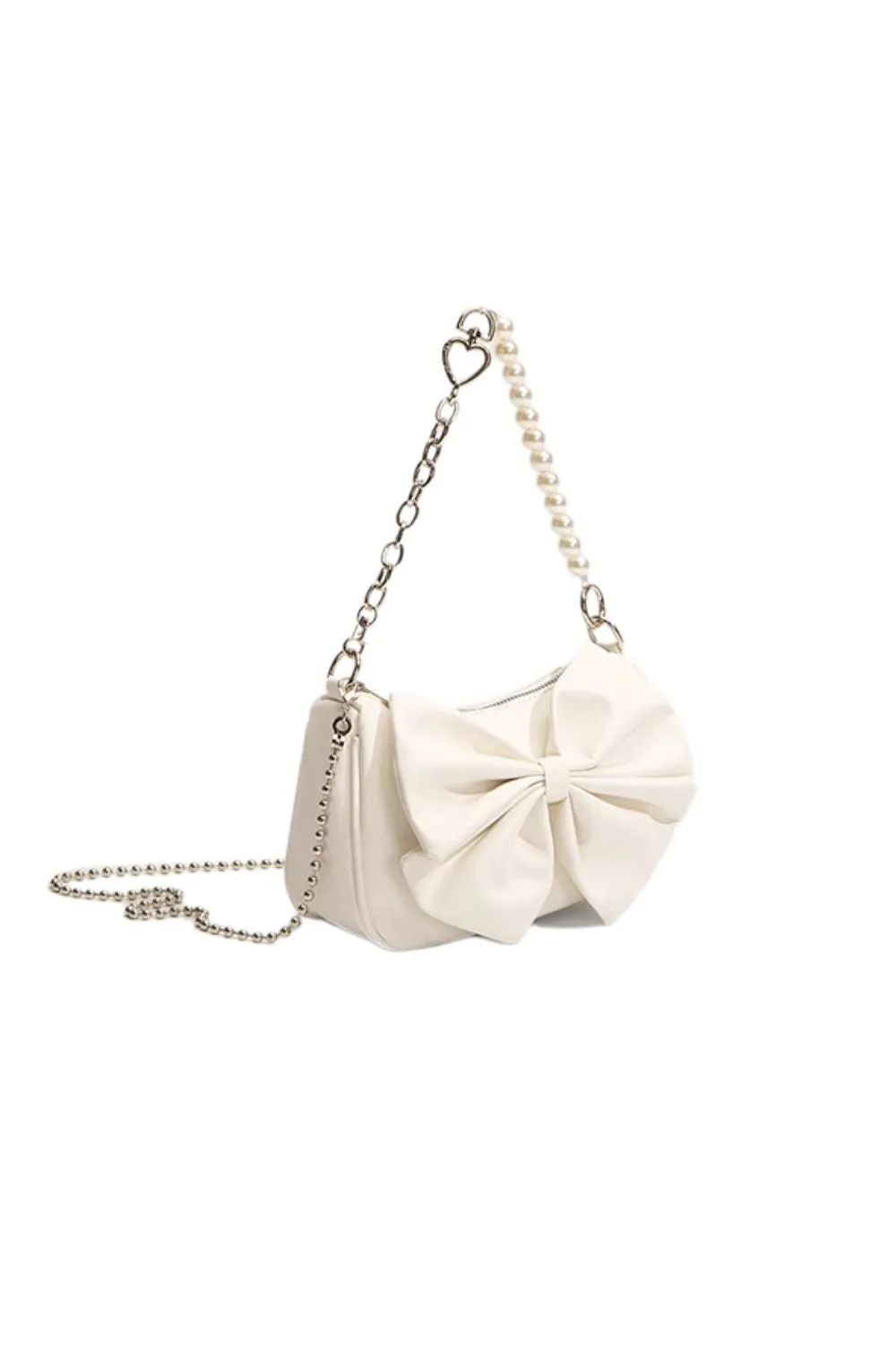 ‘Ava’ Bow-Decorated Chain Bag