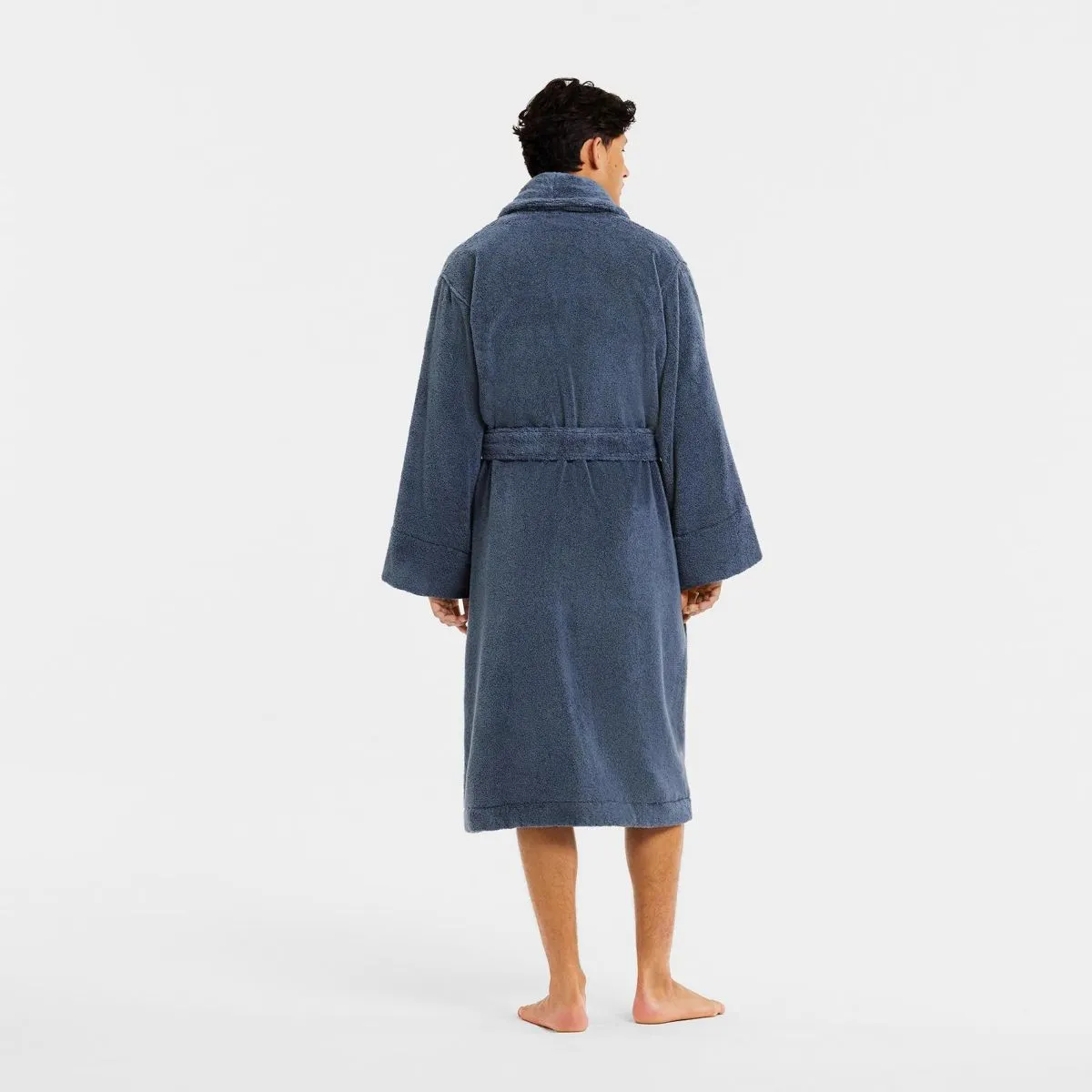 AVEN Australian Cotton Bath Robe INDIGO by Sheridan