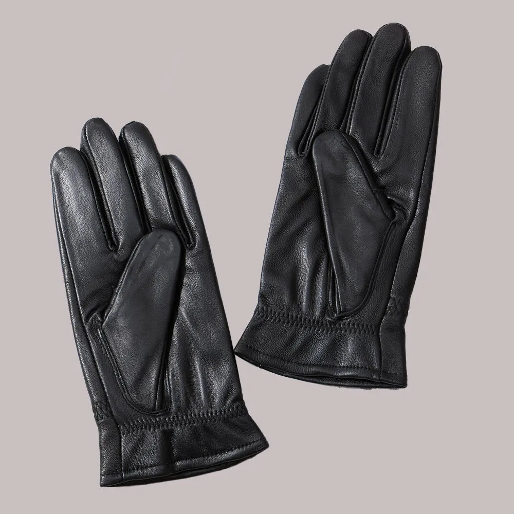 AW Gloves - Sumptuous Black Soft Italian Leather