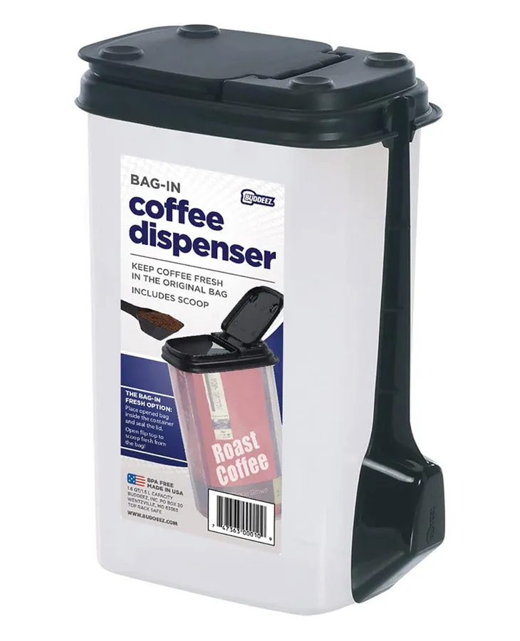 Bag-In Coffee Storage Container and Dispenser