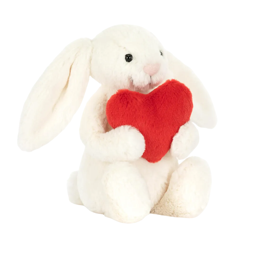 Bashful Red Love Heart Bunny