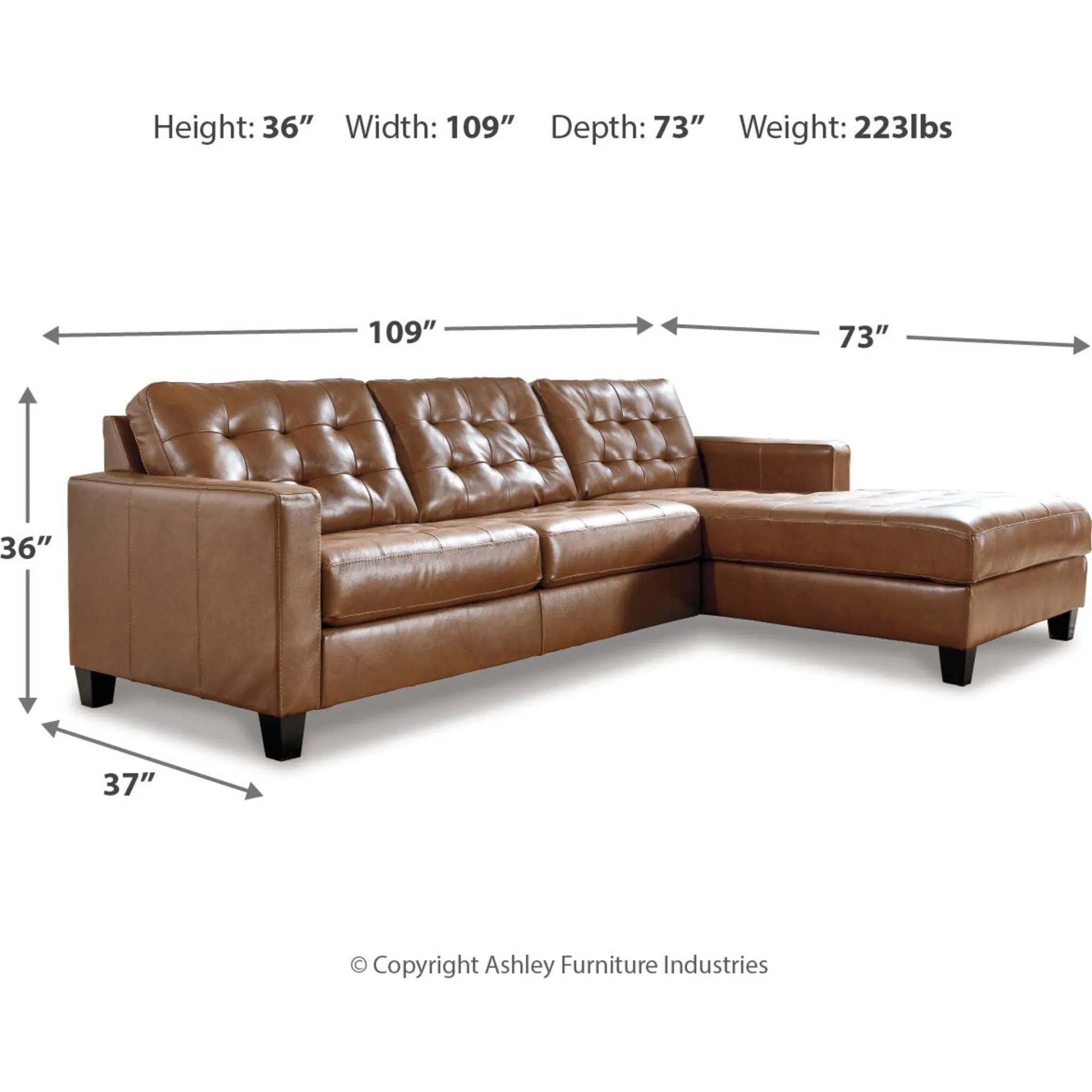 Baskove 2 Piece Sectional