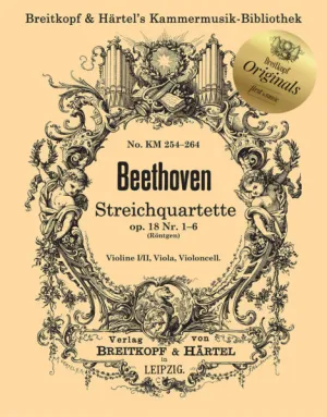 Beethoven, String Quartets Op. 18 No. 1-6 (Breitkopf & Hartel)