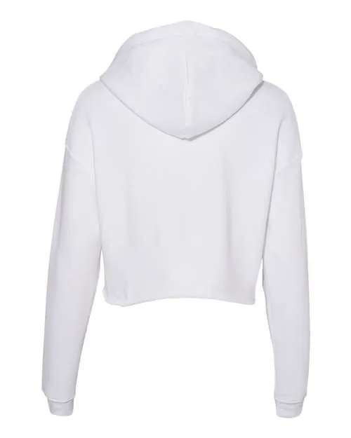 Bella   Canvas Women's Crop Fleece Hoodie