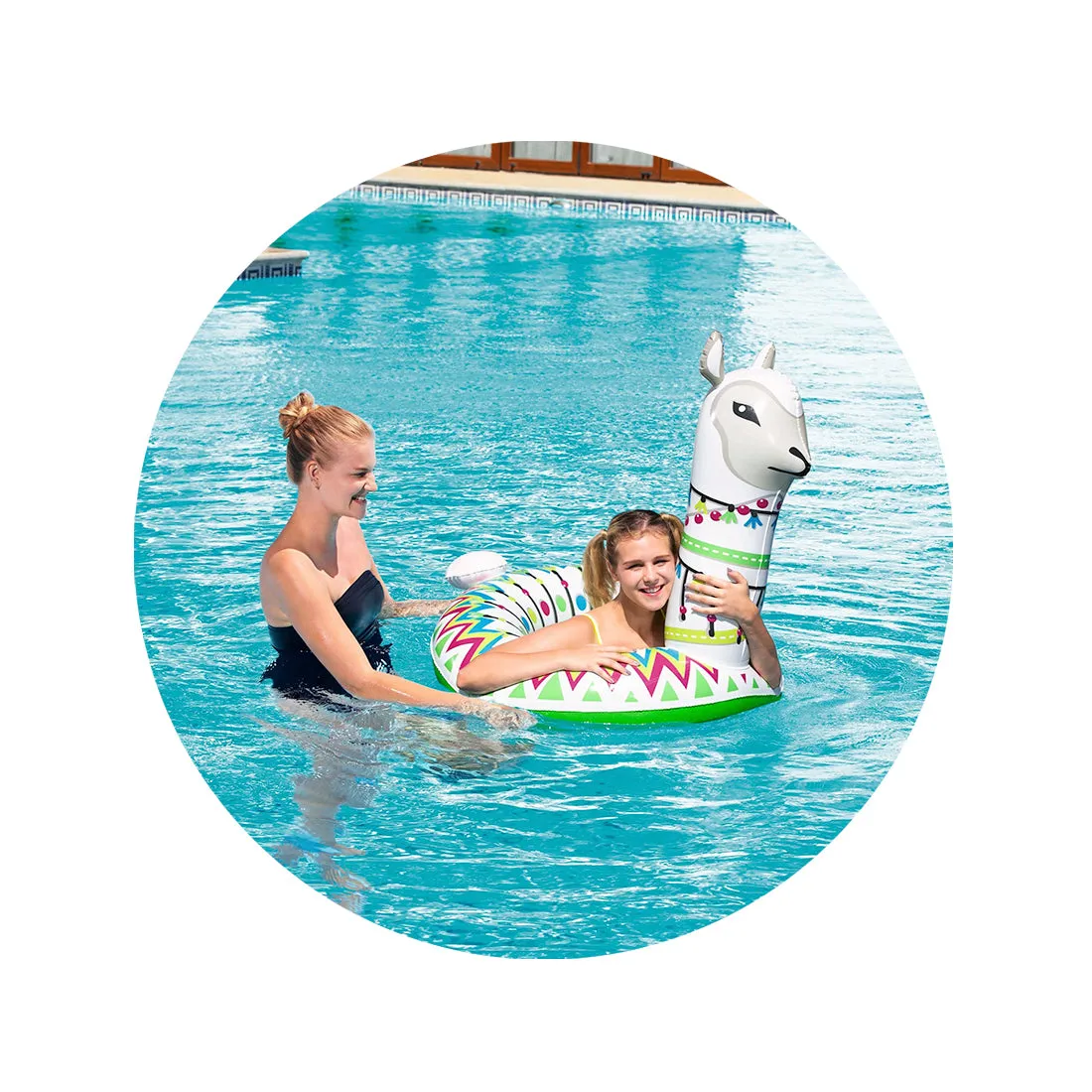 Bestway Alpaca Swim Ring (44.5" x 43"/1.13m x 1.09m)