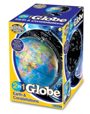 Brainstorm Toys 2In1 Globe Earth & Constellations