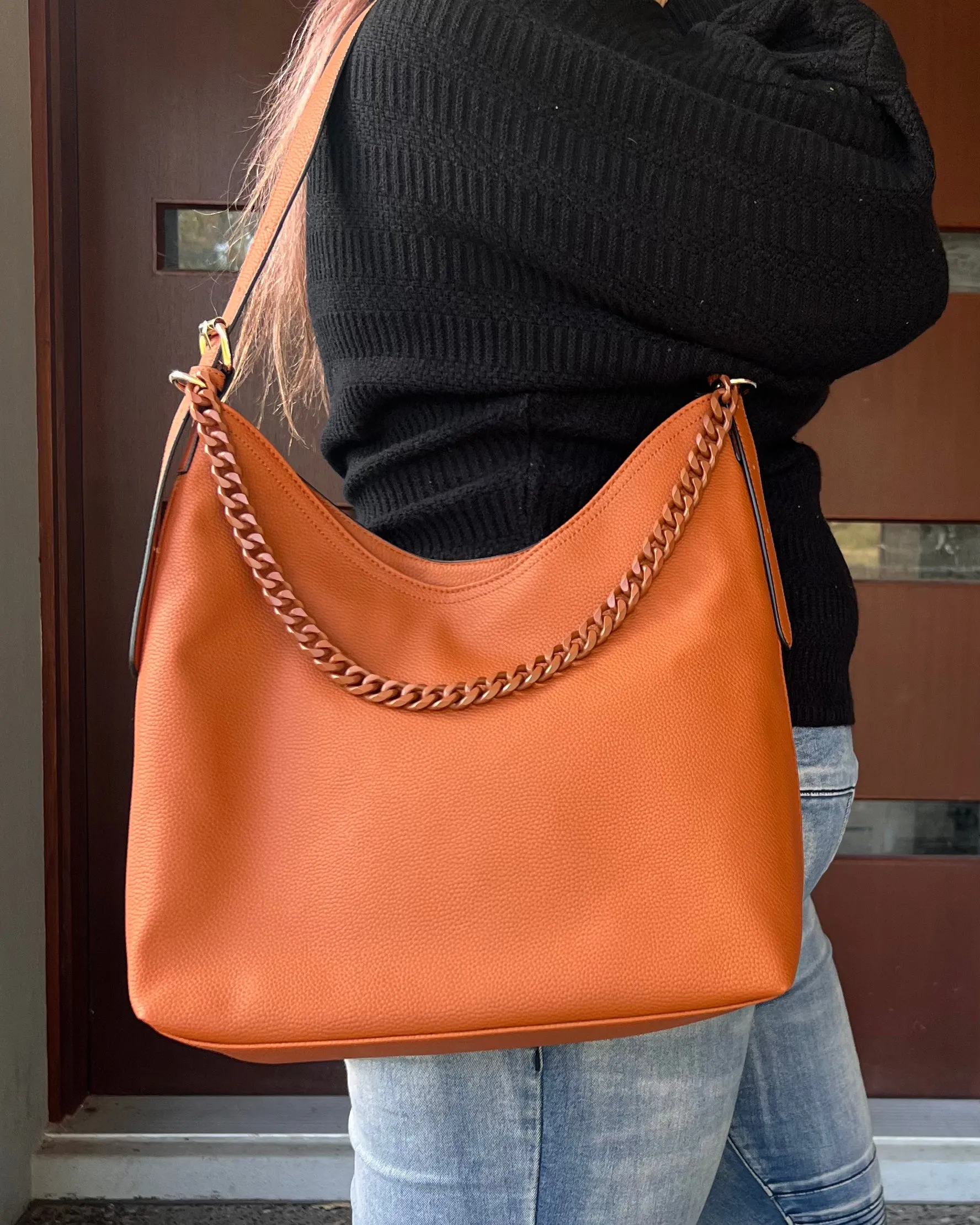 Britany Shoulder Bag - Tan