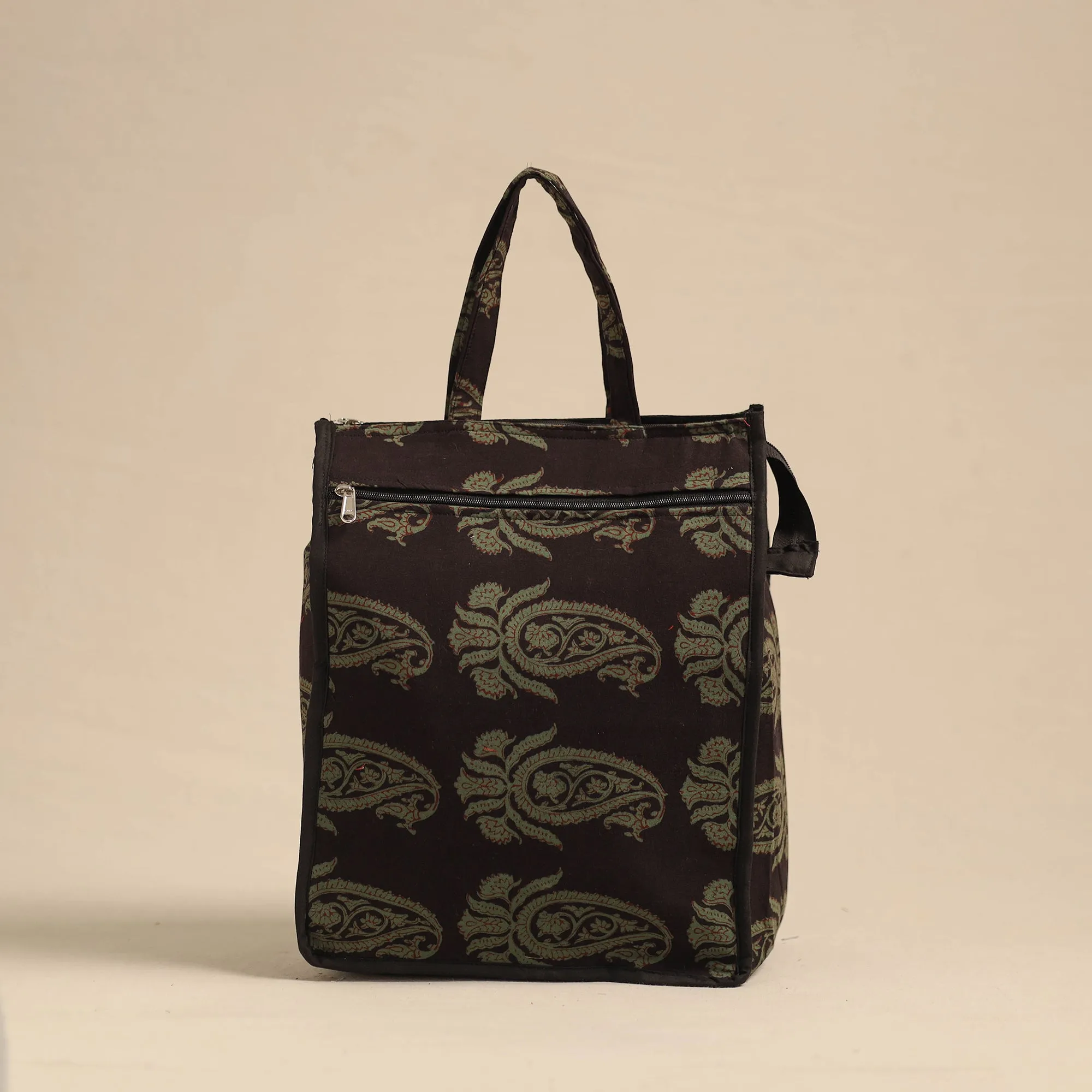 Brown - Eco-Friendly Handmade Cotton Handbag for Women 21